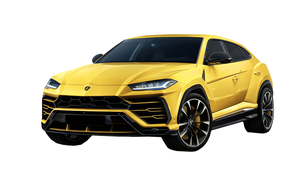 Yellow Lamborghini Urus