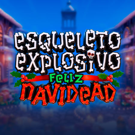 Esqueleto Explosivo Feliz Navidead
