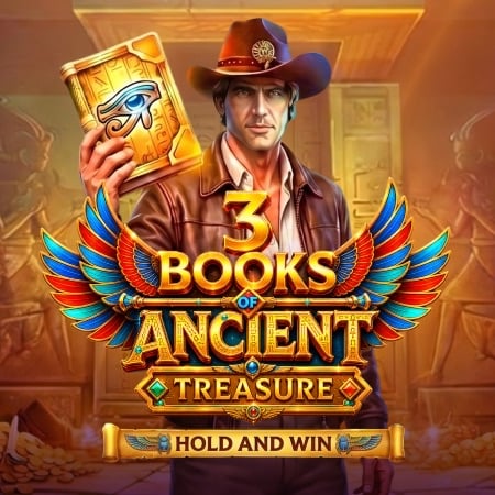 3 Books Of Ancient Treasure (Hold and Win)